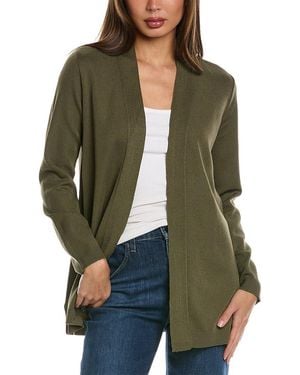 Jones New York Open Front Cardigan - Green