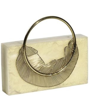 TIRAMISU Crescent Minaudiere - Metallic