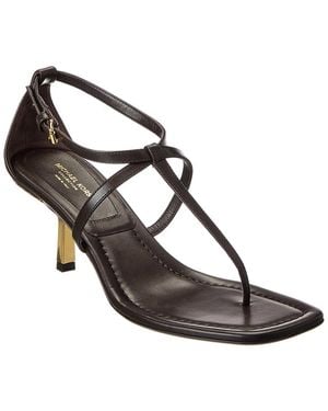 Michael Kors Anna Leather Sandal - Brown