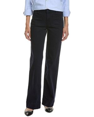 L'Agence Nolan High-rise Patch Pocket Wide Leg Pant - Black