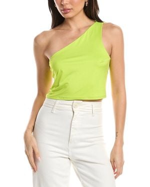 AFRM Dash One Shoulder Open Back Tank - Green
