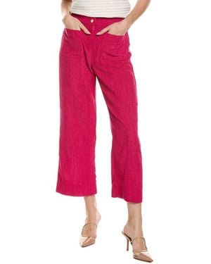 Joseph Ribkoff Corduroy Wide Leg Pant - Pink