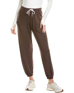 Splits59 Andie Oversized Fleece 27in Sweatpant - Brown