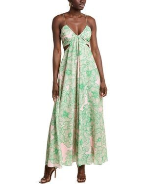 AMUR Cutout Maxi Dress - Green