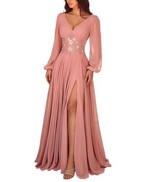 Salma Woo Maxi Dress - Red