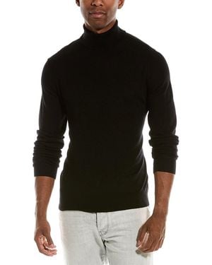 Bruno Magli Merino Wool Turtleneck Jumper - Black