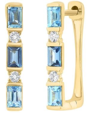 Effy Fine Jewelry 14K 0.70 Ct. Tw. Gemstone Earrings - Blue
