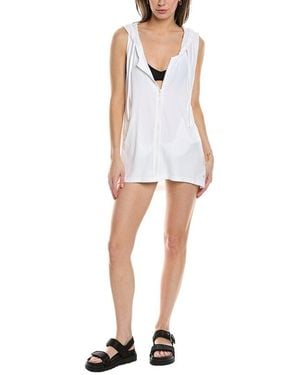 Next By Athena Hooded Zip Tunic - White
