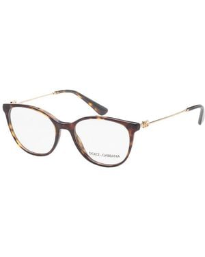 Dolce & Gabbana Dg3363 52Mm Optical Frames - Metallic