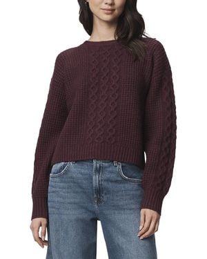 Splendid Celeste Cable Wool-blend Jumper - Red
