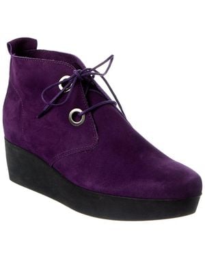 Arche Fujili Leather Bootie - Purple