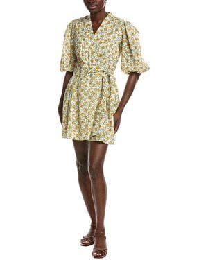 Garrie B All Over Wrap Mini Dress - White