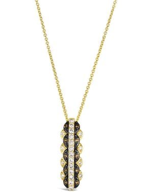 Le Vian Honey & Chocolate 14K 0.35 Ct. Tw. Diamond Pendant - Metallic