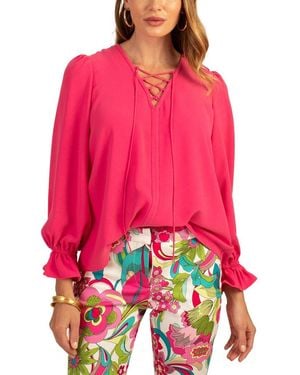 Trina Turk Zahara Top - Red