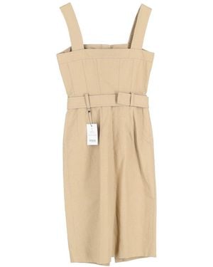 McQueen Midi Dress, Size Eu 40 (authentic Pre-loved) - Natural