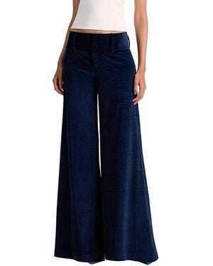 Alice + Olivia Alice + Olivia Olivia Lr Wide Leg Flare Pant - Blue