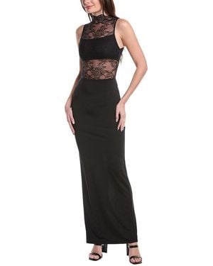 Alice + Olivia Nichol Lace Maxi Dress - Black