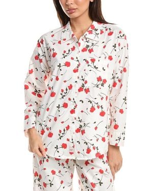 Florence By Mills Oversize Pajama Shirt - Red
