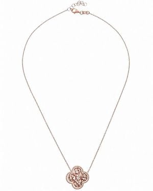 Meshmerise 18K 0.03 Ct. Tw. Diamond Necklace - Metallic