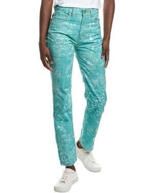 Ganni Swigy High-rise Straight Jean - Green