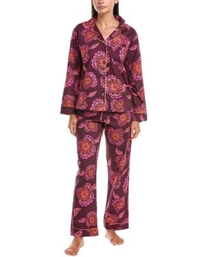 Bedhead X Trina Turk 2Pc Pyjama Pant Set - Red