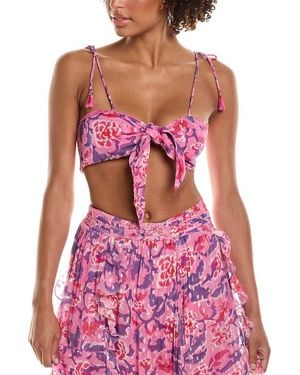 Rococo Sand Bandeau Top - Pink