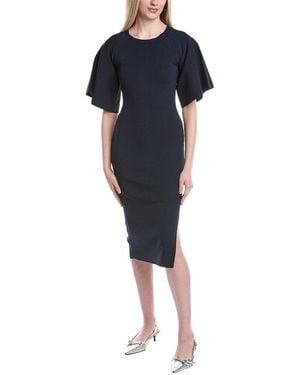 Ted Baker Crewneck Midi Dress - Blue
