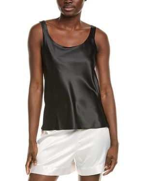 Natori Bliss Essentials V-Neck Top - Black
