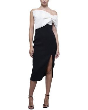 Rachel Gilbert Kace Column Gown - Black
