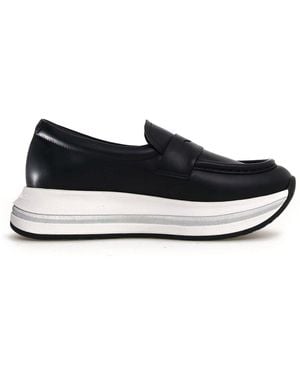 Voile Blanche Merry Leather Loafer - Black