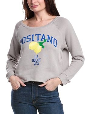 Prince Peter Graphic Cropped Sweatshirt - Grey