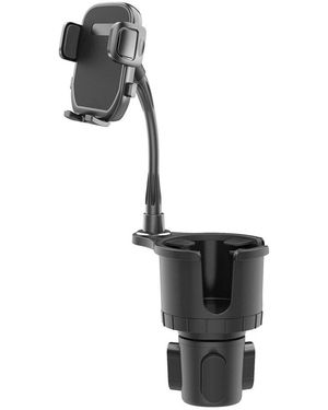 Fresh Fab Finds 2-in-1 Car Cup Phone Holder - Black