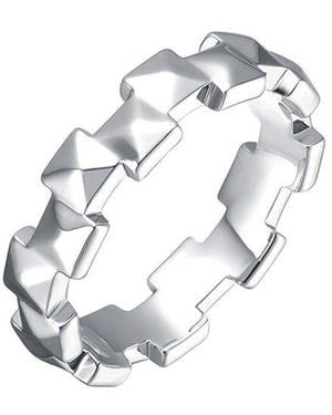 Rachel Glauber Plated Statement Ring - White