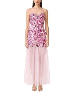 MIRA RICHI Embellished Maxi Dress - Pink