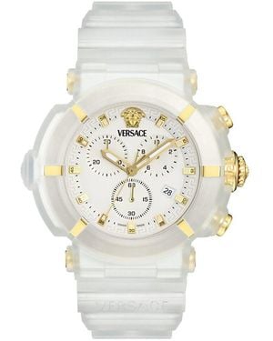 Versace Real Active Chrono Watch - White