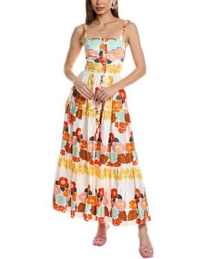 Borgo De Nor Jimena Midi Dress - White