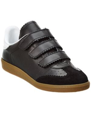Isabel Marant Beth Leather Trainer - Black