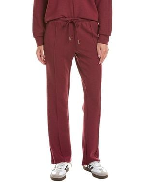 Nanette Lepore Nanette Seam-front Flare Scuba Pant - Red