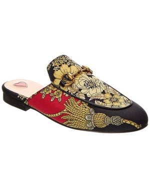 Gucci Princetown Canvas Slipper - Black