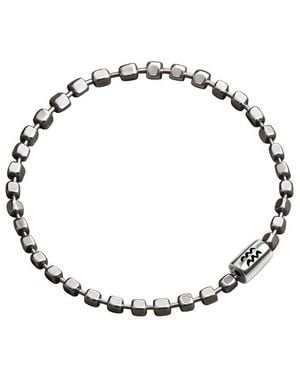 Karma and Luck Zodiac Plated Ball Chain Bracelet - Metallic