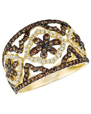 Le Vian Honey & Chocolate 14K 1.14 Ct. Tw. Diamond Cocktail Ring - Metallic