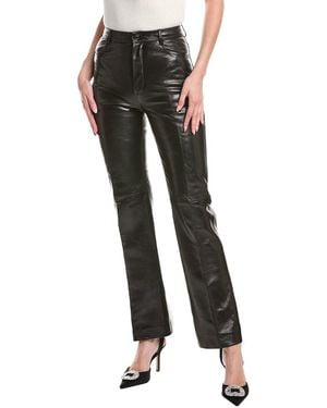 Sandro Leather Pant - Black