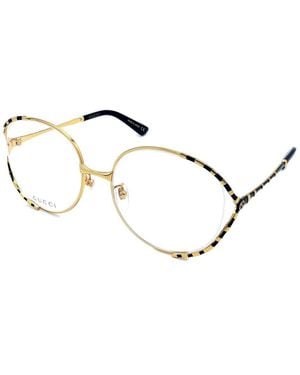 Gucci Gg0596Oa 58Mm Optical Glasses - Metallic