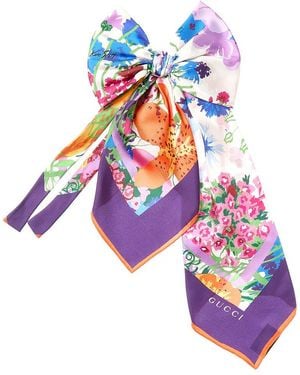 Gucci Ken Scott Silk Bow - White