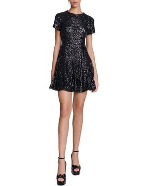 Maje Sequin Mini Dress - Black