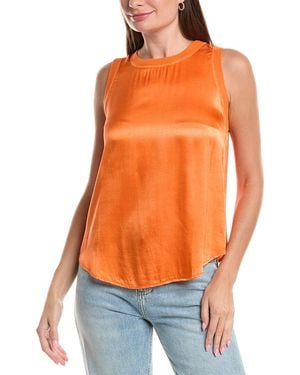 Michael Stars Shay Rib Binding Tank - Orange