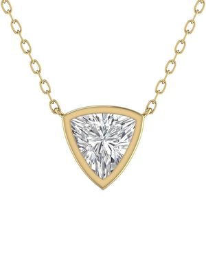 Lab Grown Diamonds 14k 1.00 Ct. Tw. Lab Grown Diamond Necklace - Metallic