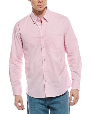 Tailorbyrd Signature Micro Gingham Shirt - Pink