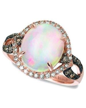 Le Vian Le Vian 14K 2.31 Ct. Tw. Diamond & Opal Eternity Ring - White