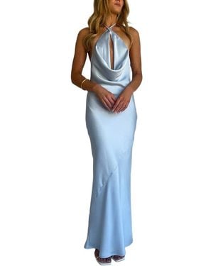 LEON GORI Maxi Dress - Blue